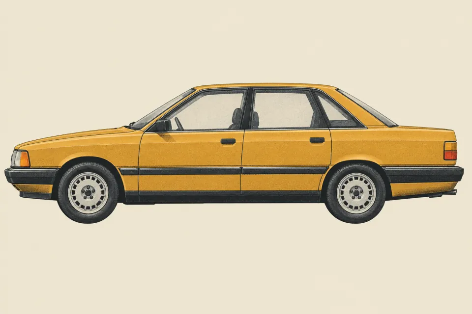 Audi 100, иллюстрация