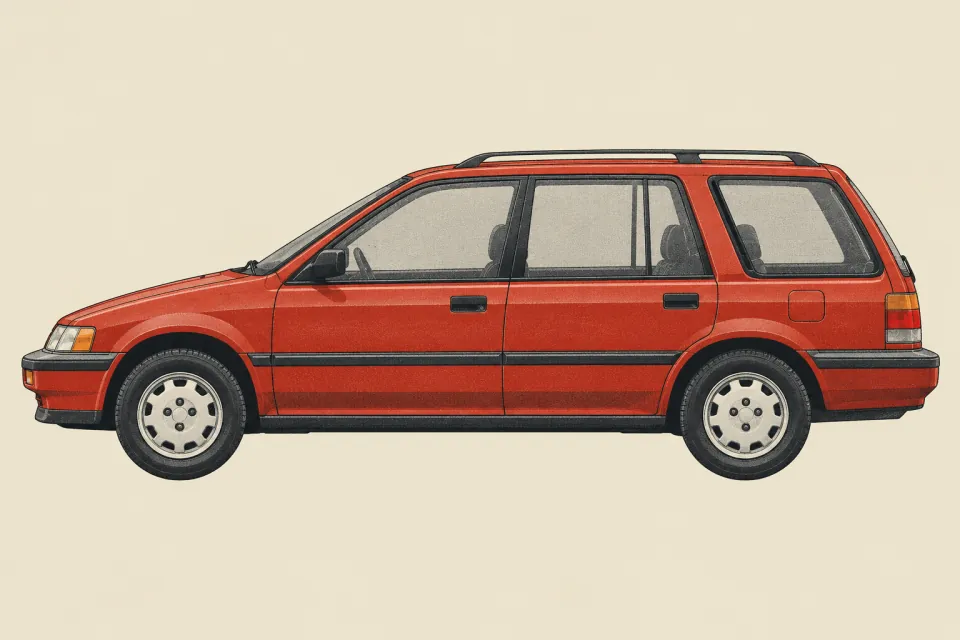 Honda Civic Shuttle, иллюстрация