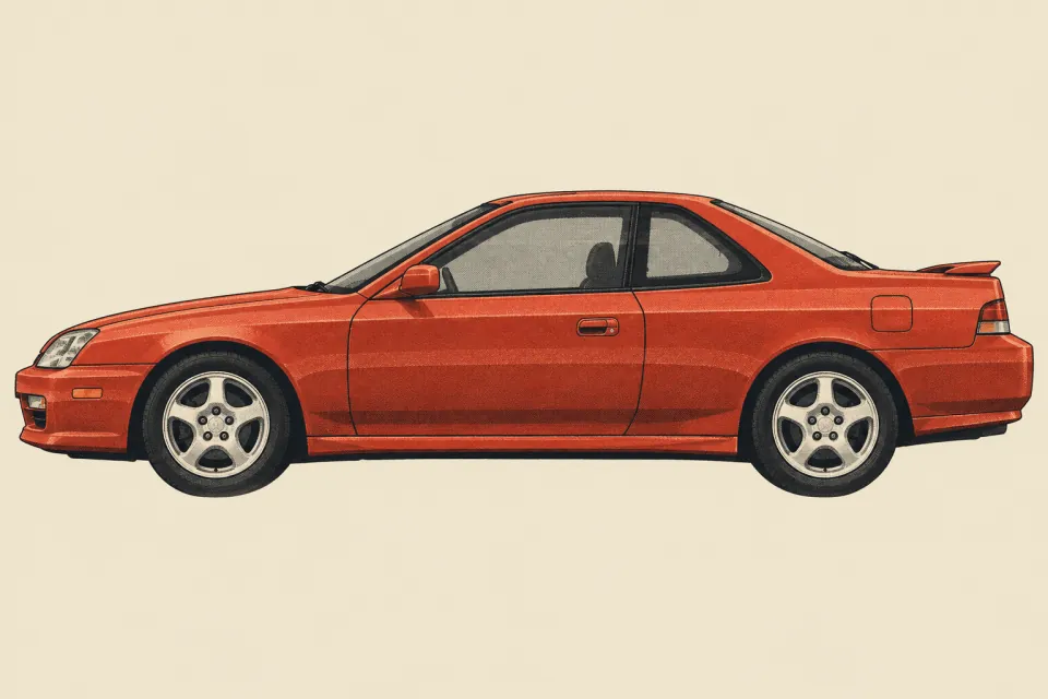 Honda Prelude, иллюстрация