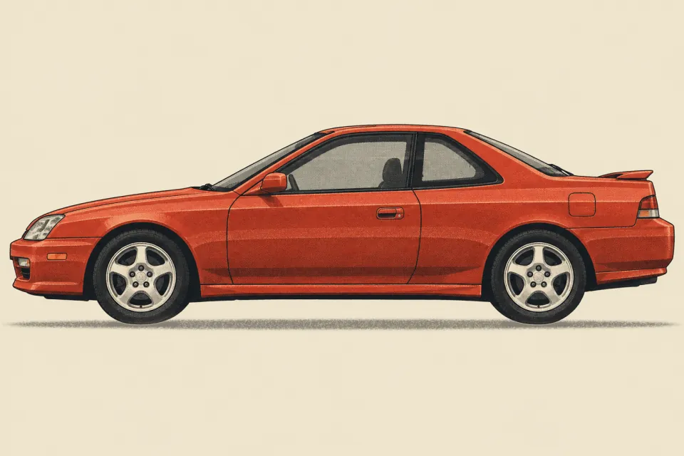 Honda Prelude, иллюстрация