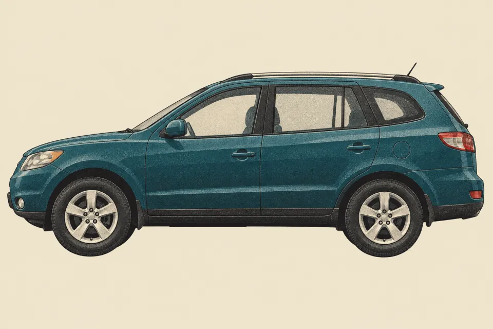 Hyundai Santa Fe, иллюстрация