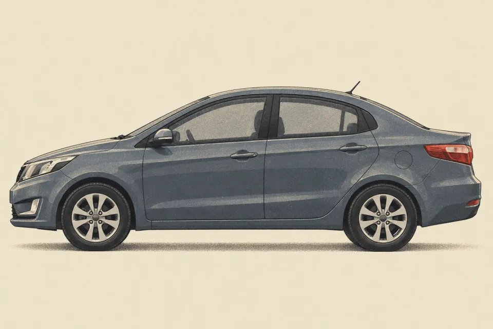 Kia Rio, иллюстрация