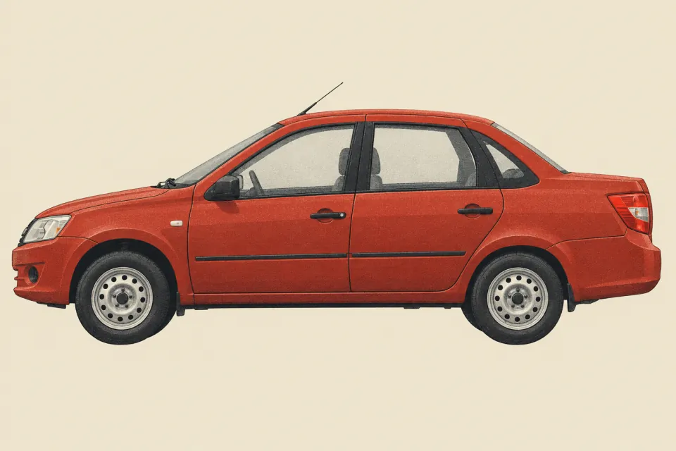 Lada Granta, иллюстрация