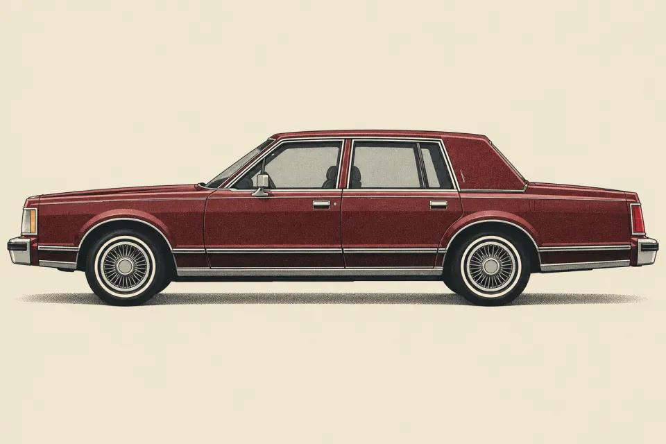 Lincoln Town Car, иллюстрация