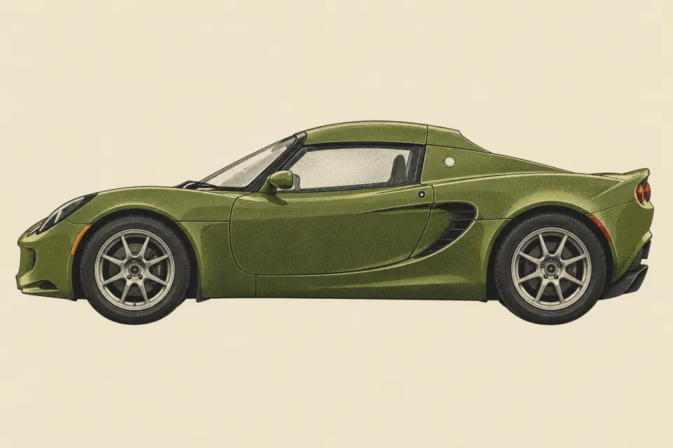 Lotus Elise S2, иллюстрация