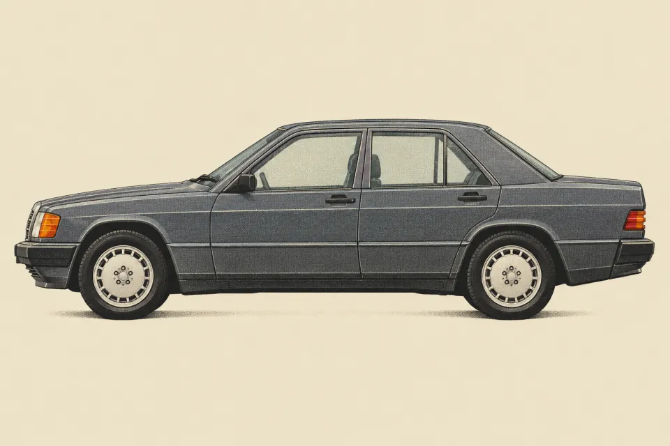 Mercedes-Benz 190, иллюстрация