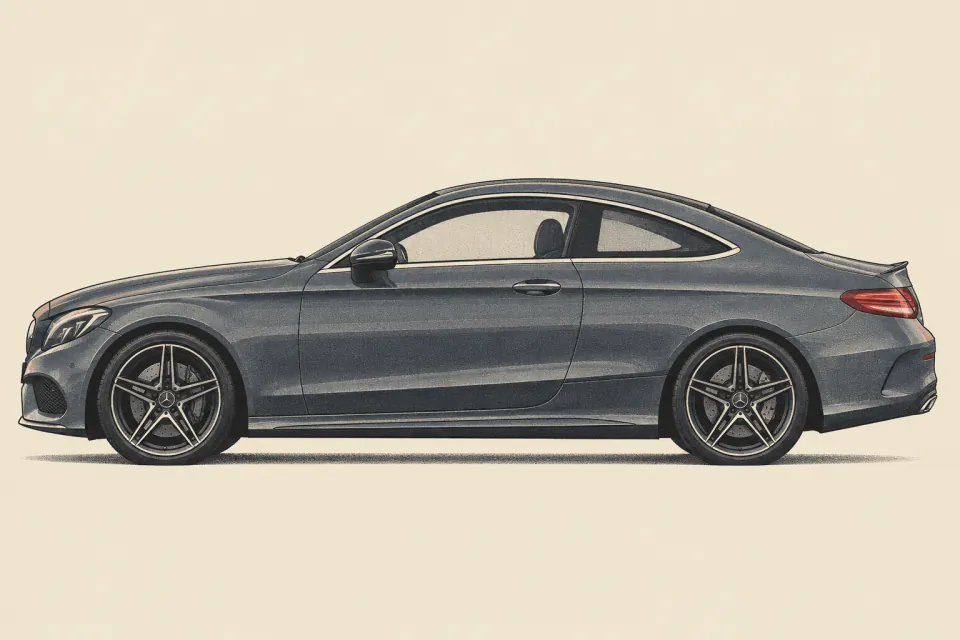 Mercedes-Benz C43 AMG 205, иллюстрация