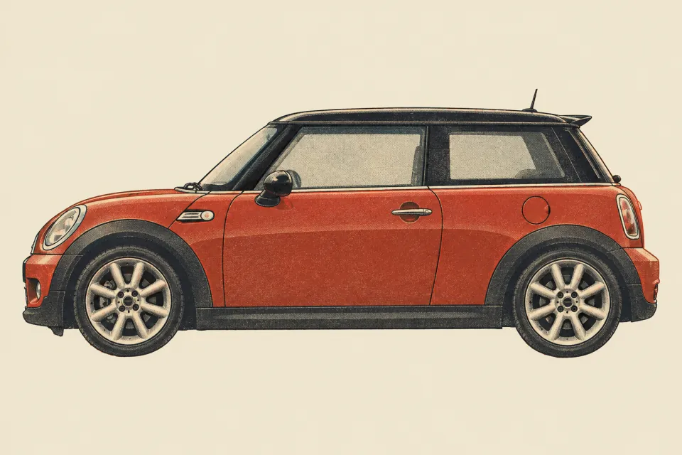 Mini Cooper S R56, иллюстрация