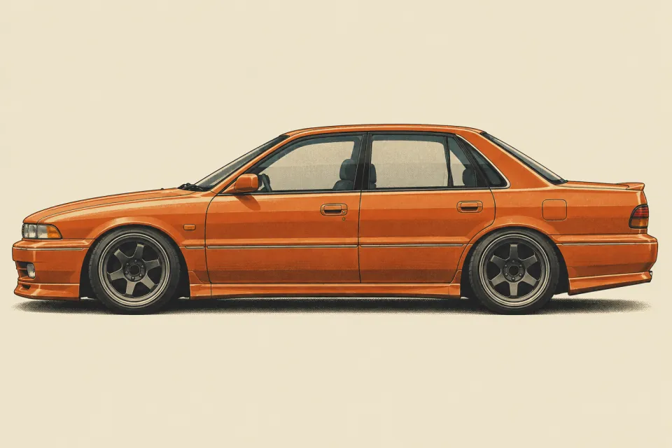 Mitsubishi Galant, иллюстрация