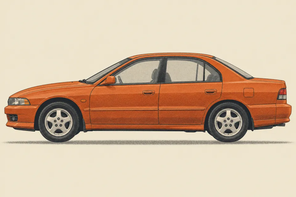 Mitsubishi Galant, иллюстрация