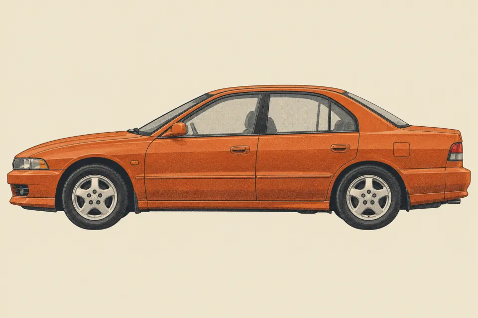 Mitsubishi Galant, иллюстрация