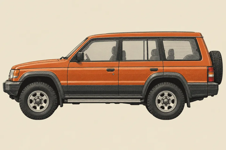 Mitsubishi Pajero, иллюстрация