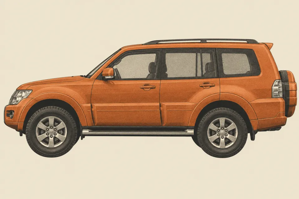 Mitsubishi Pajero, иллюстрация
