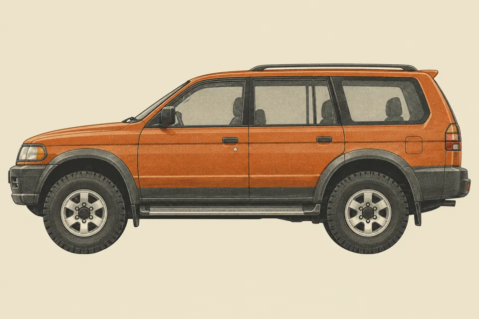 Mitsubishi Pajero Sport, иллюстрация