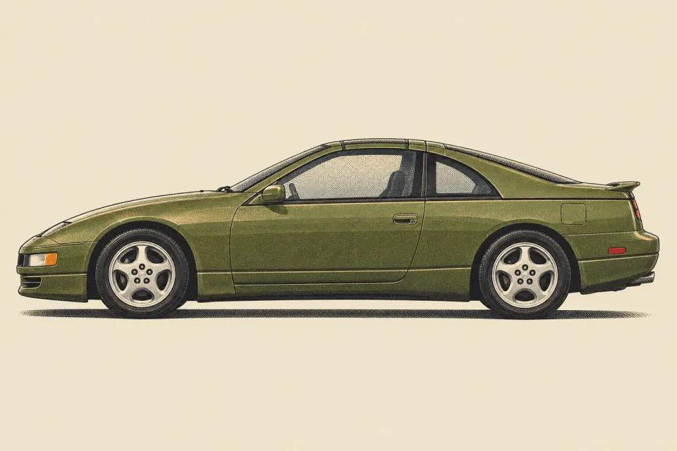 Nissan 300ZX, иллюстрация