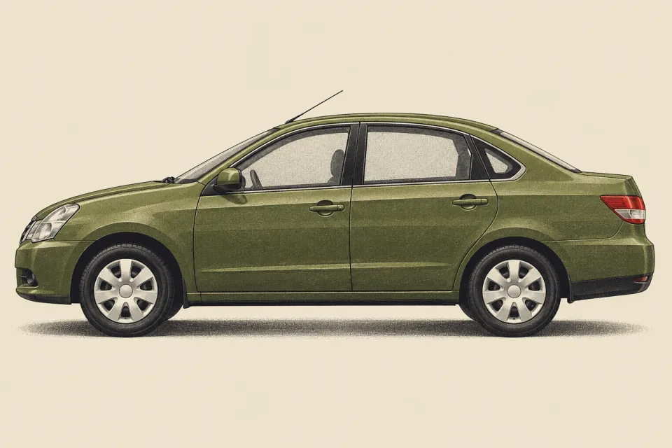 Nissan Almera, иллюстрация