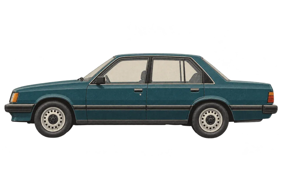 Opel Rekord, иллюстрация