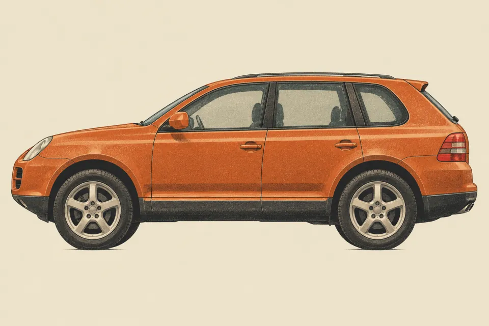 Porsche Cayenne 955, иллюстрация