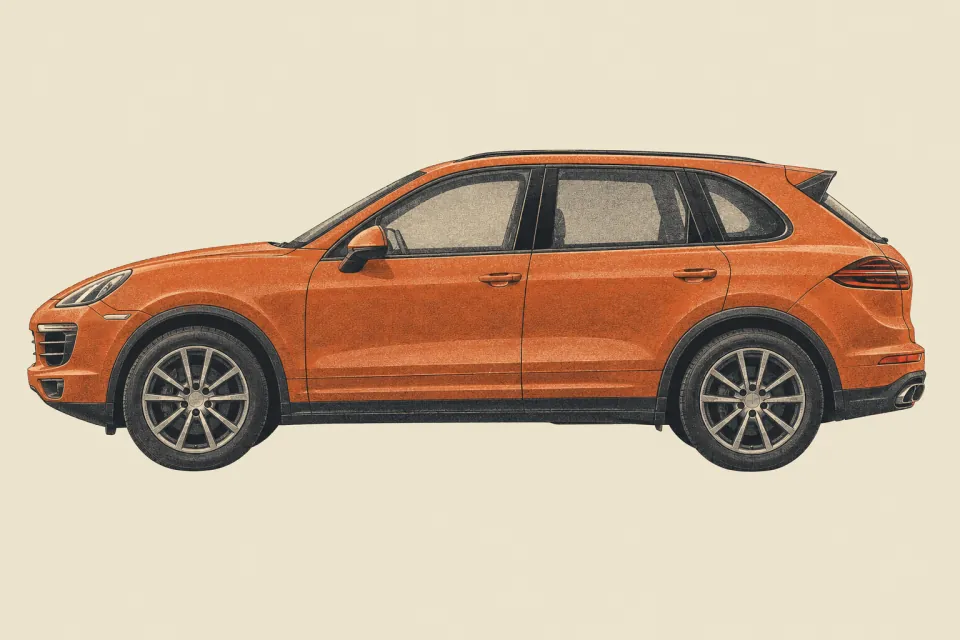 Porsche Cayenne 958, иллюстрация