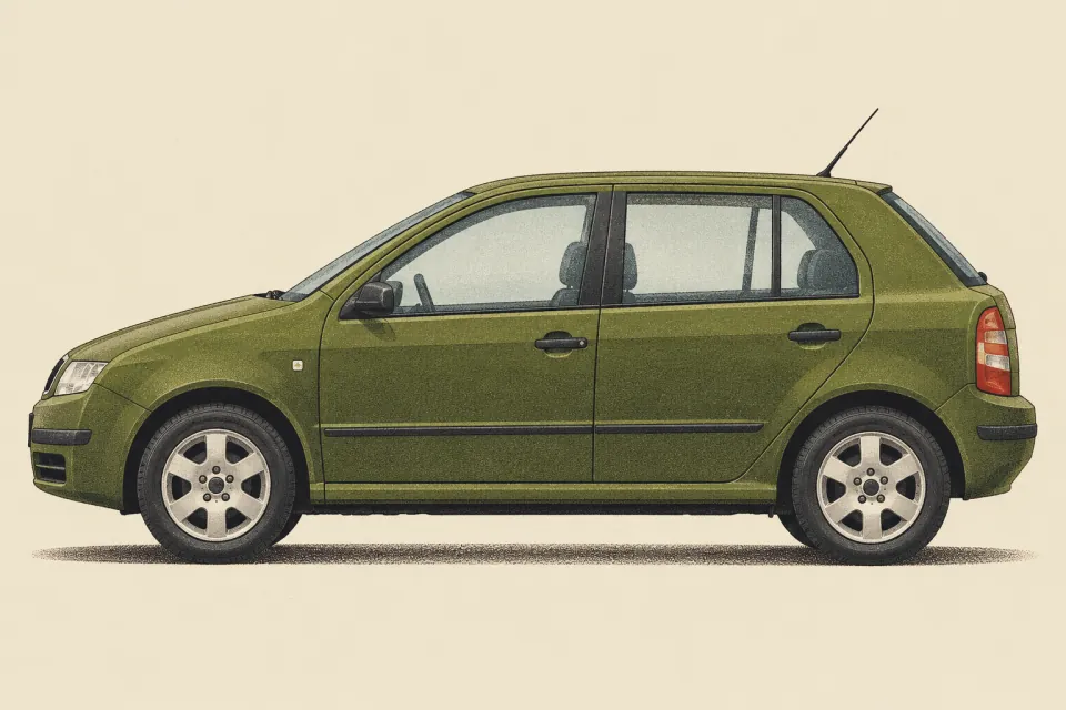 Skoda Fabia, иллюстрация