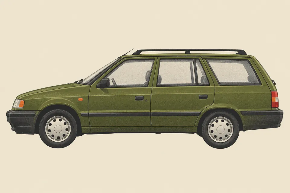 Skoda Felicia, иллюстрация