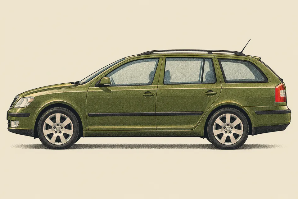 Skoda Octavia A5, иллюстрация