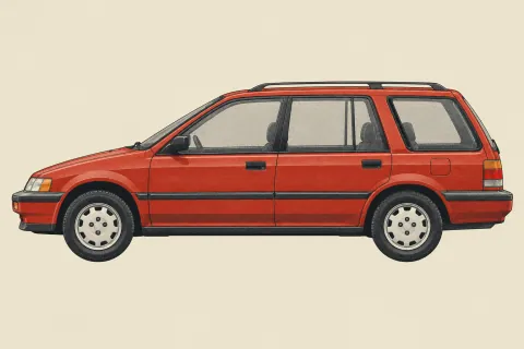 Honda Civic Shuttle, иллюстрация
