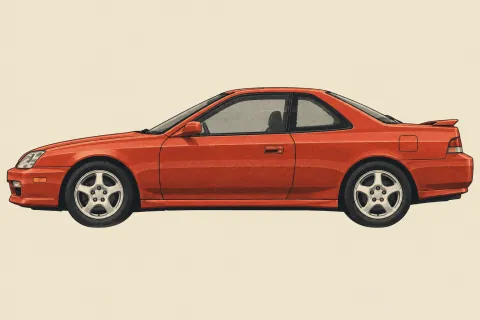 Honda Prelude, иллюстрация