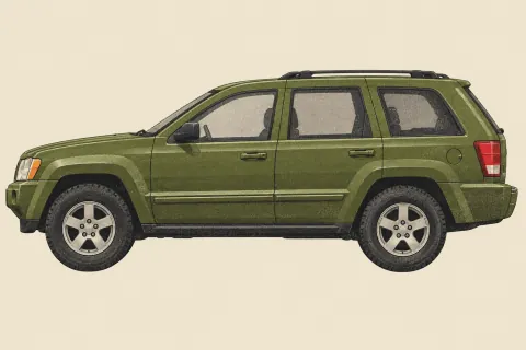 Jeep Grand Cherokee WK, иллюстрация