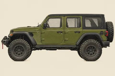 Jeep Wrangler Rubicon JL, иллюстрация