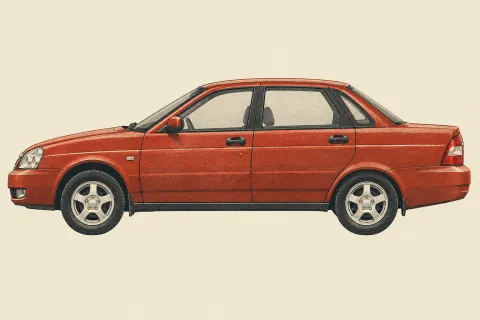 Lada Priora, иллюстрация