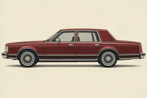 Lincoln Town Car, иллюстрация