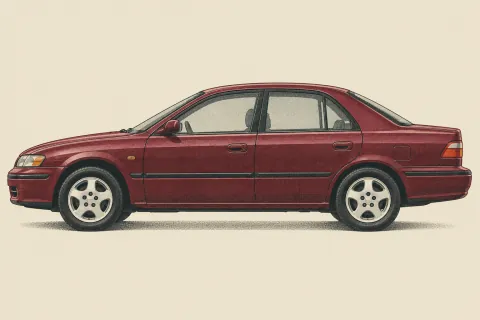 Mazda 626, иллюстрация