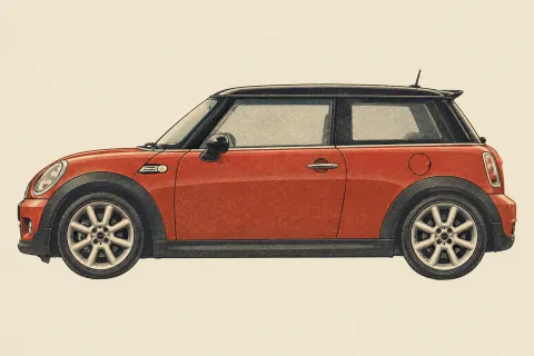 Mini Cooper S R56, иллюстрация