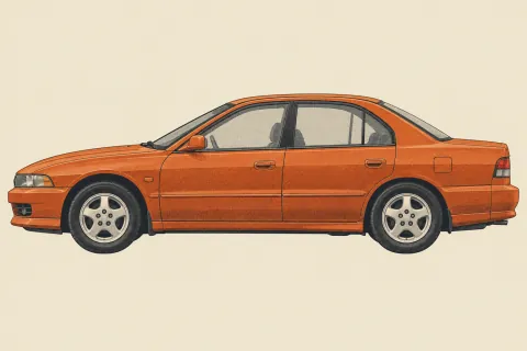 Mitsubishi Galant, иллюстрация