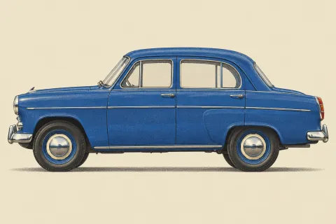 Москвич 407, иллюстрация