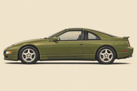 Nissan 300ZX, иллюстрация
