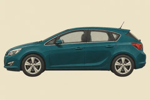 Opel Astra J, иллюстрация
