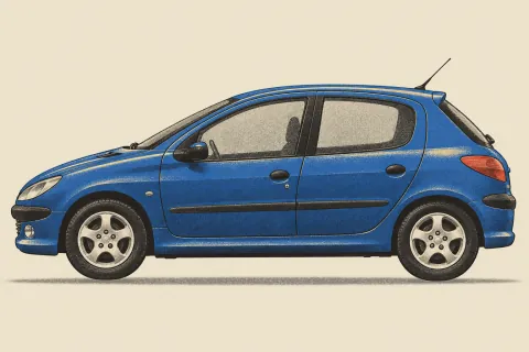 Peugeot 206, иллюстрация