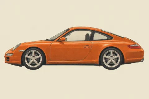 Porsche 911, иллюстрация