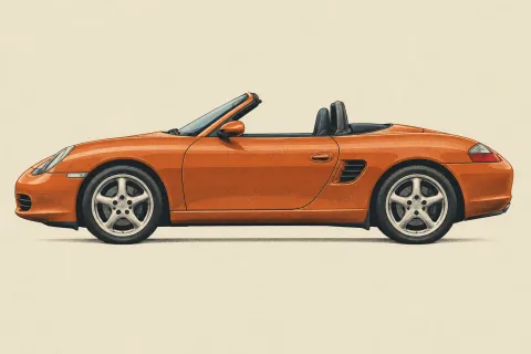 Porsche Boxster 986, иллюстрация