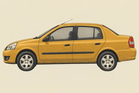 Renault Symbol, иллюстрация