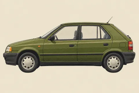Skoda Felicia, иллюстрация
