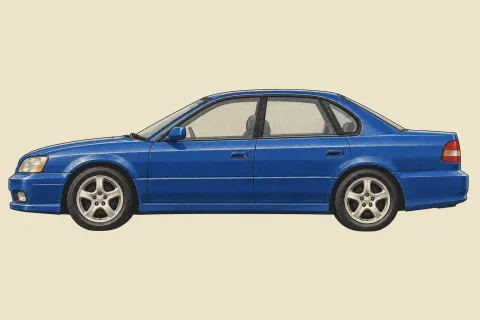 Subaru Legacy, иллюстрация