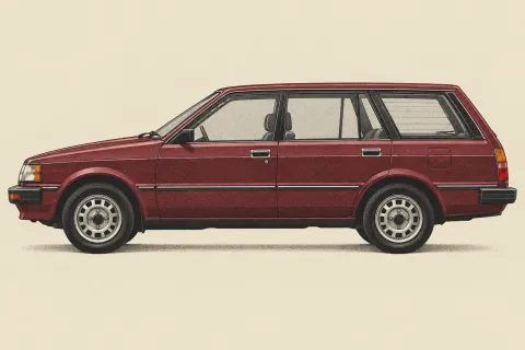 Toyota Carina Wagon, иллюстрация