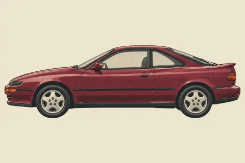 Toyota Celica, иллюстрация
