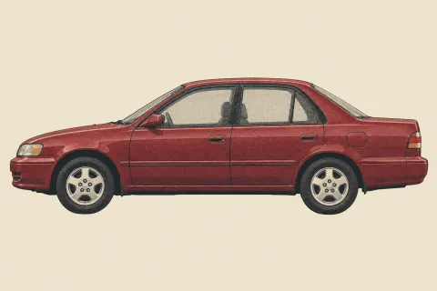 Toyota Corolla, иллюстрация