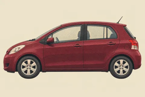 Toyota Yaris, иллюстрация