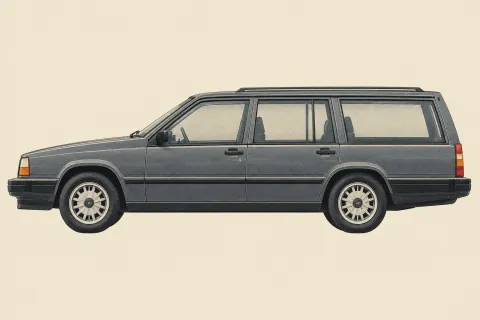 Volvo 740, иллюстрация