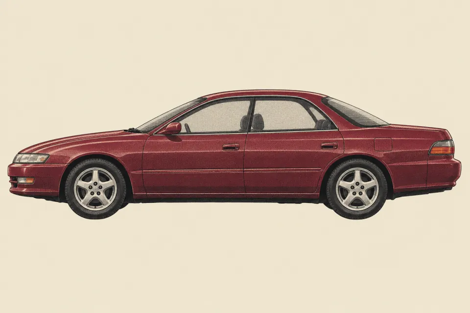 Toyota Carina ED, иллюстрация